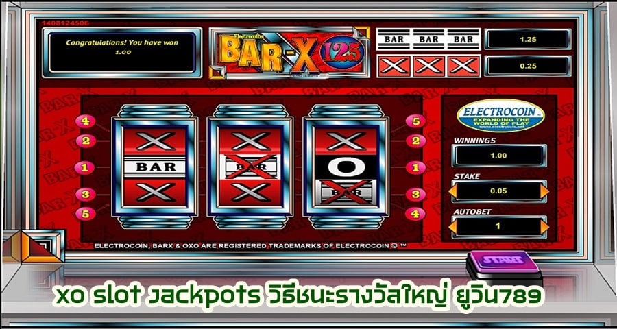 XO Slot Jackpots วิธีชนะรางวัลใหญ่ ยูวิน789